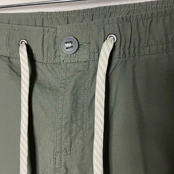 Vuori Ripstop Mid-Rise Drawstring DuraTerra Adventure Hiking Pants Army Medium - Picture 6 of 10